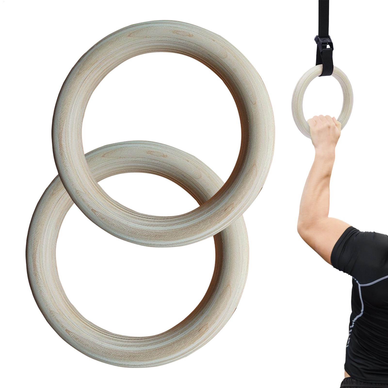 Gymnastic Ring Wood - Anneaux de gymnastique portables en bois,