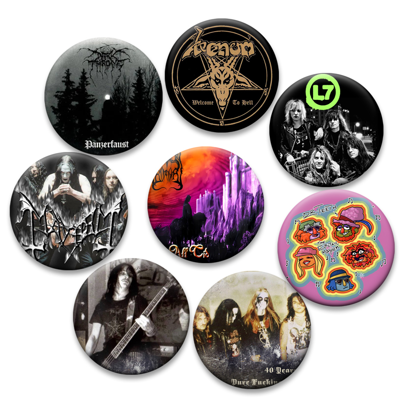 Crossfit Mayhem - Broches créatives Vintage pour chanteur de
