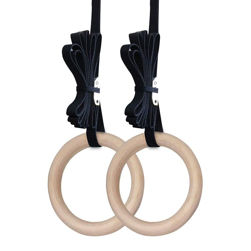 Gymnastic Ring Wood - Anneaux de gymnastique en bois, 28/32MM,