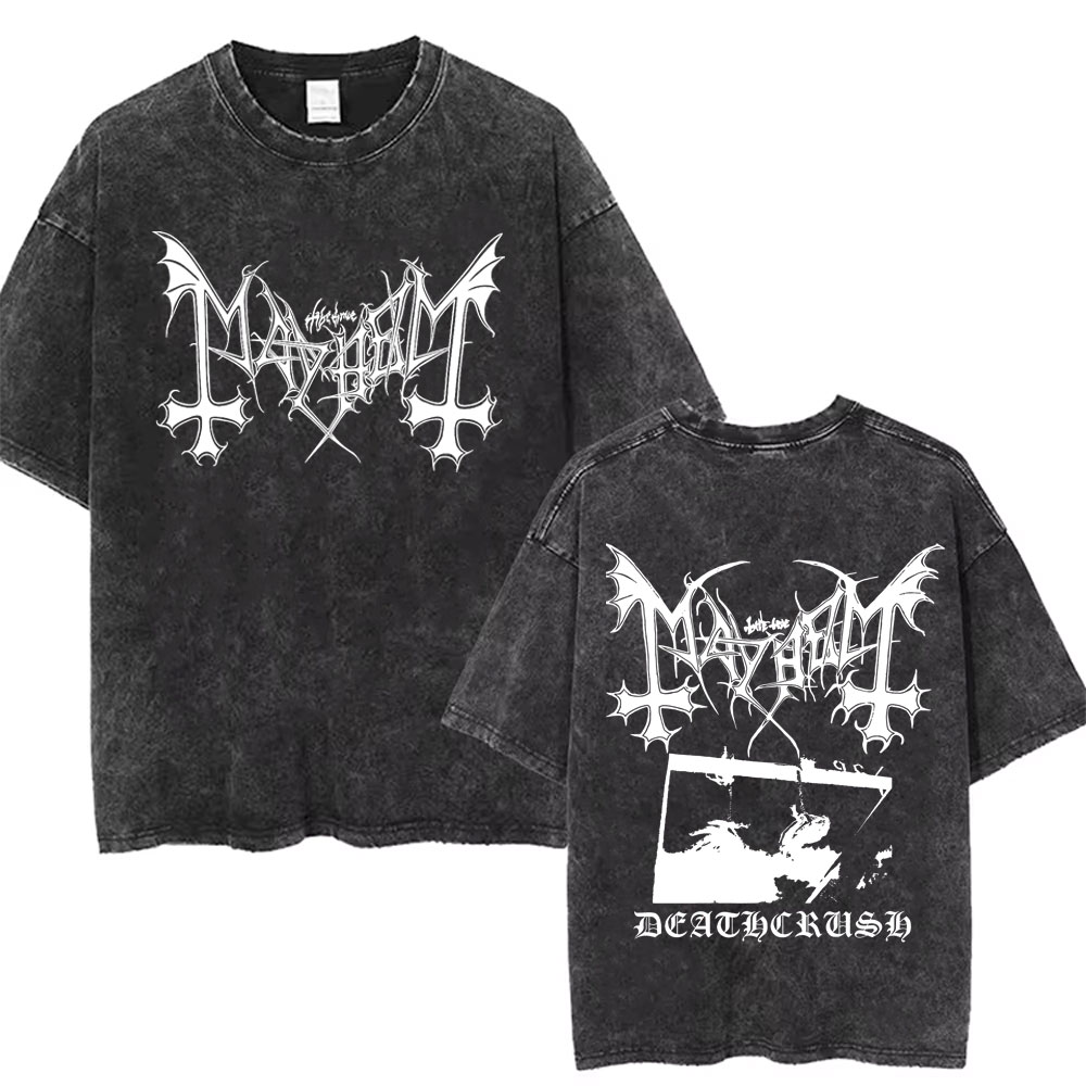 Crossfit Mayhem - Meilleur célèbre Mayhem Deathcrush Vintage lavé