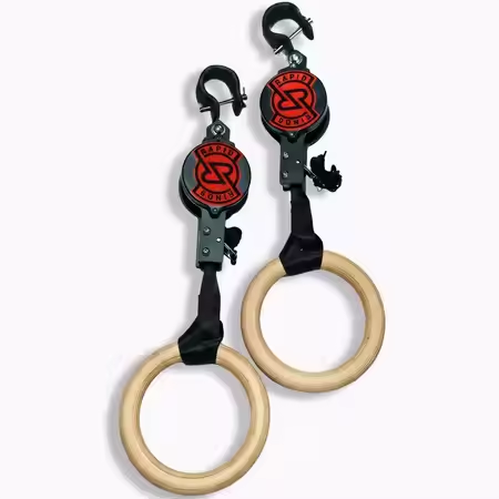Gymnastic Ring Wood - Anneaux de Fitness en bouleau, haute