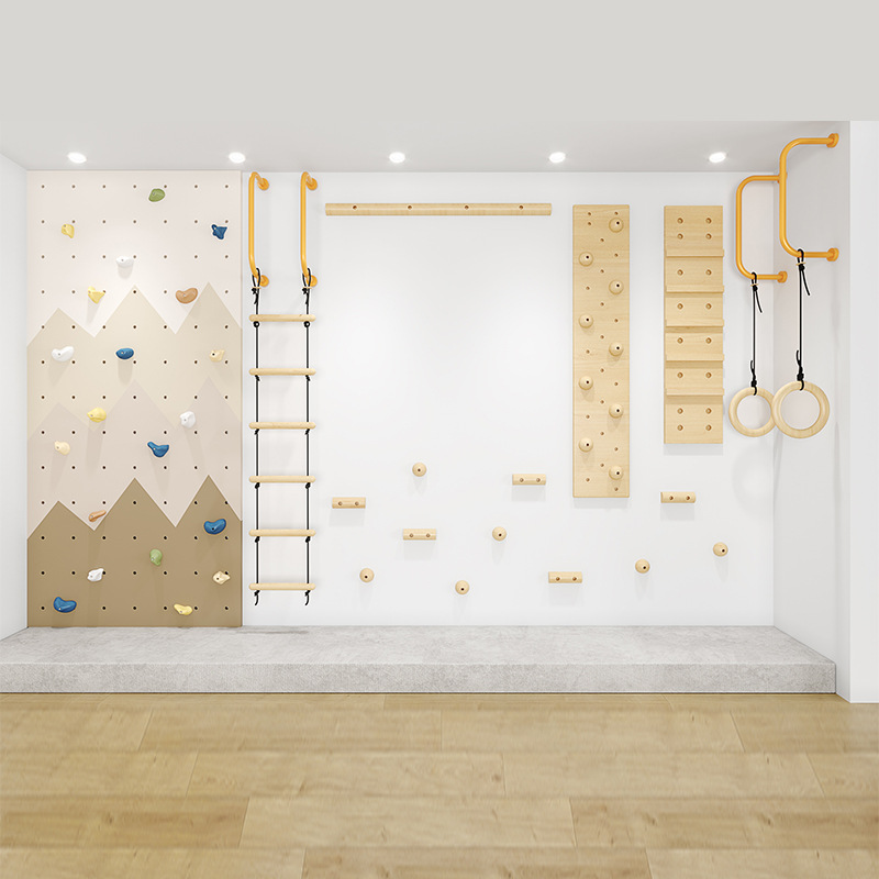 Structure d'escalade murale en - Gymnastic Ring Wood avis et prix