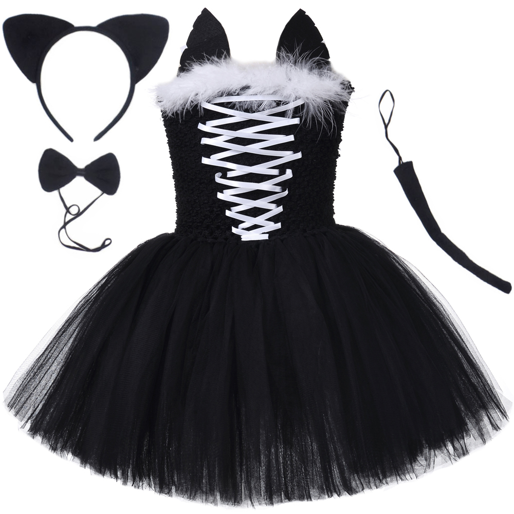 Robe tutu chat noir pour fille - Crossfit Outfit avis et prix