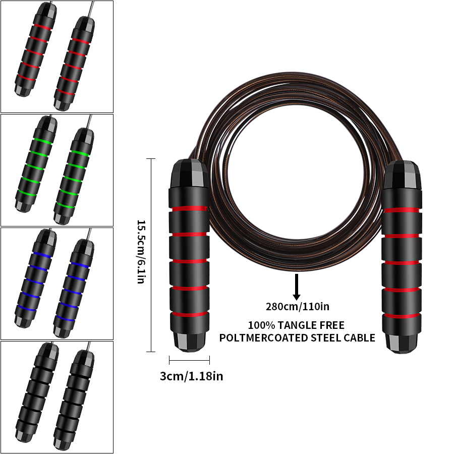 Corde à sauter réglable à vite - Jump Rope Speed Bearing avis et prix
