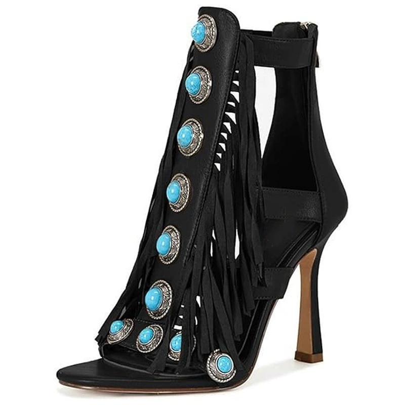 Bottines à franges pour femmes - Crossfit Outfit avis et prix