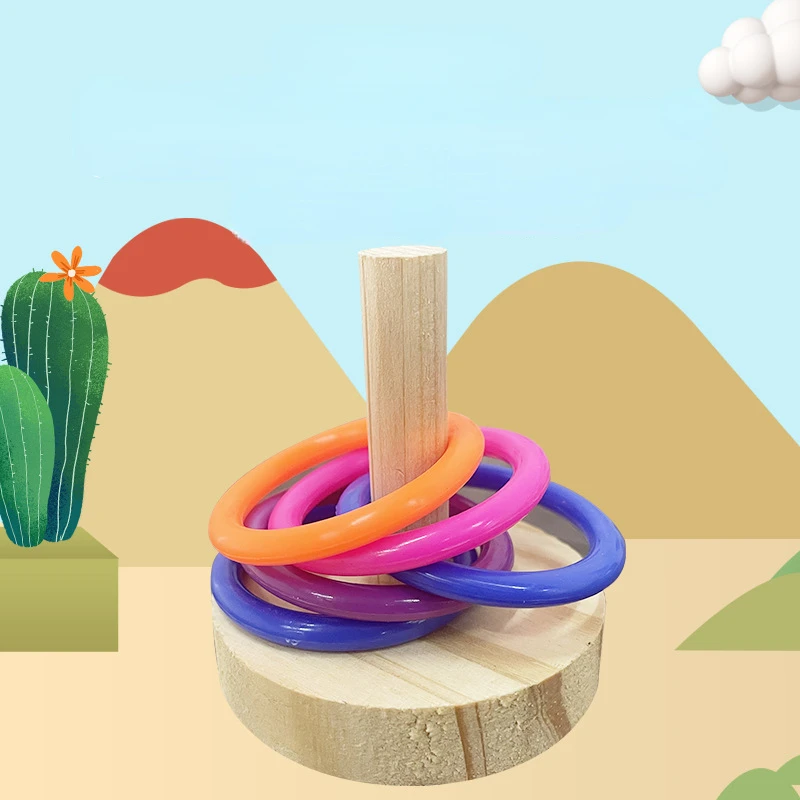 Anneau de perroquet interactif - Gymnastic Ring Wood avis et prix
