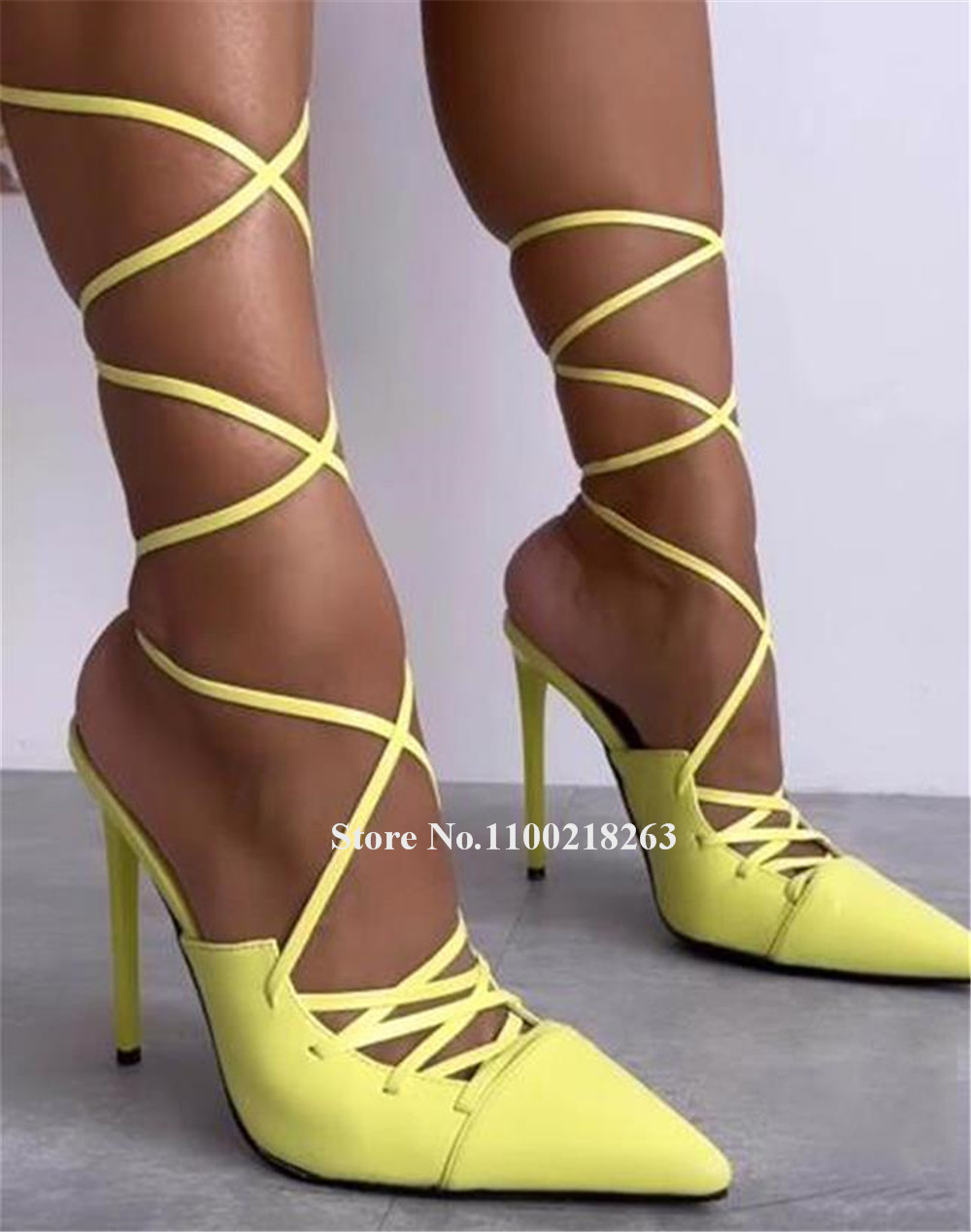 Sandales à talons fins à lacet - Crossfit Outfit avis et prix